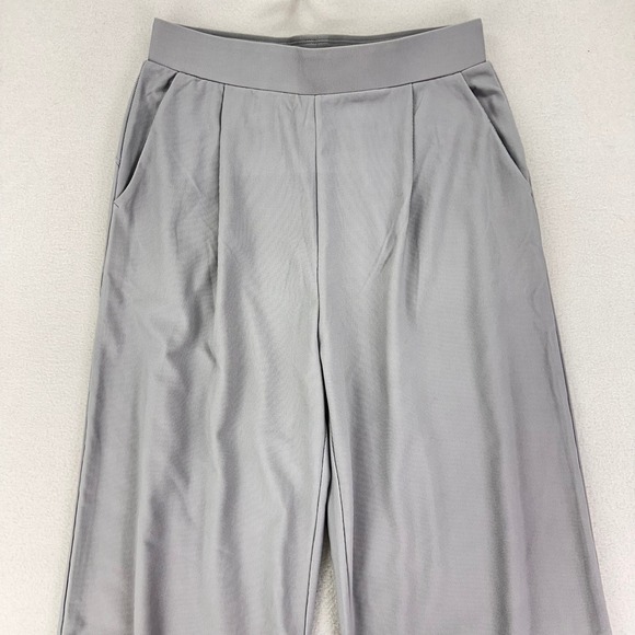 Halara Wide Leg Pants Womens M NWT Gray High Rise Travel Cozy Lounge Athletic - Picture 2 of 10